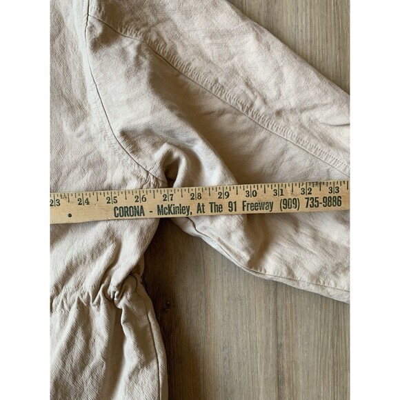 H&M Women's SMALL 4-Pocket Zip Button Tie-Waist Casual Jacket Utility Outdoor - Picture 11 of 12